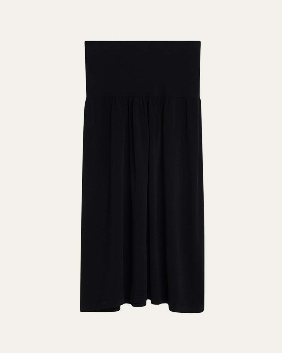 Compact Drop-Waist Skirt
